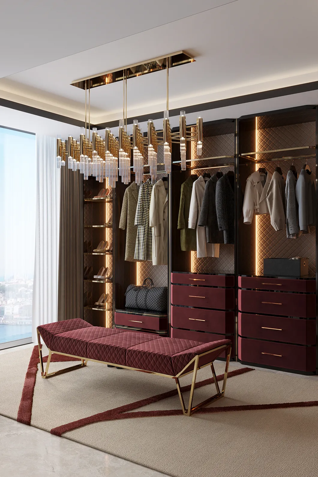 Cadence Black Closet