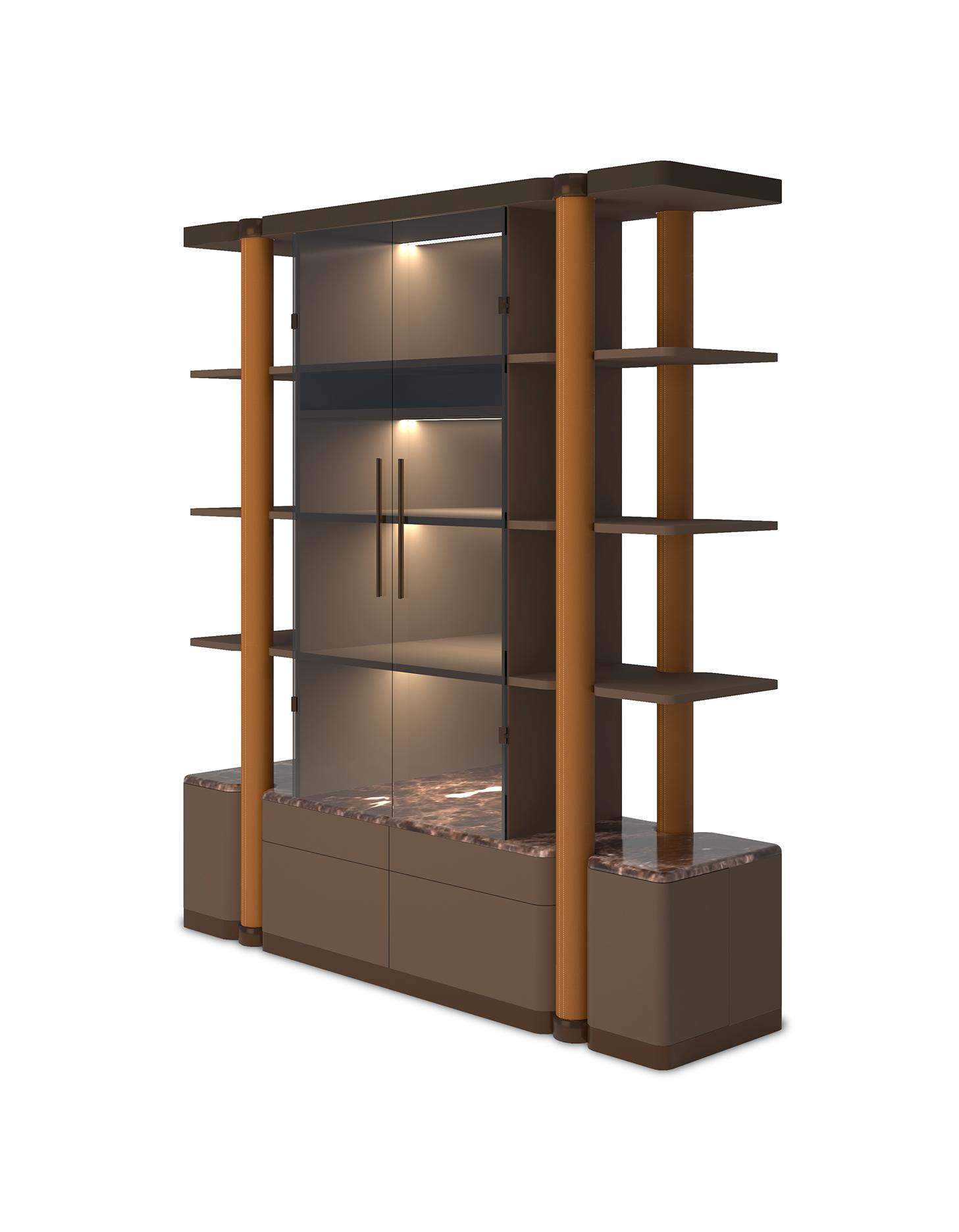 Bon Ton Open Wine Cabinet