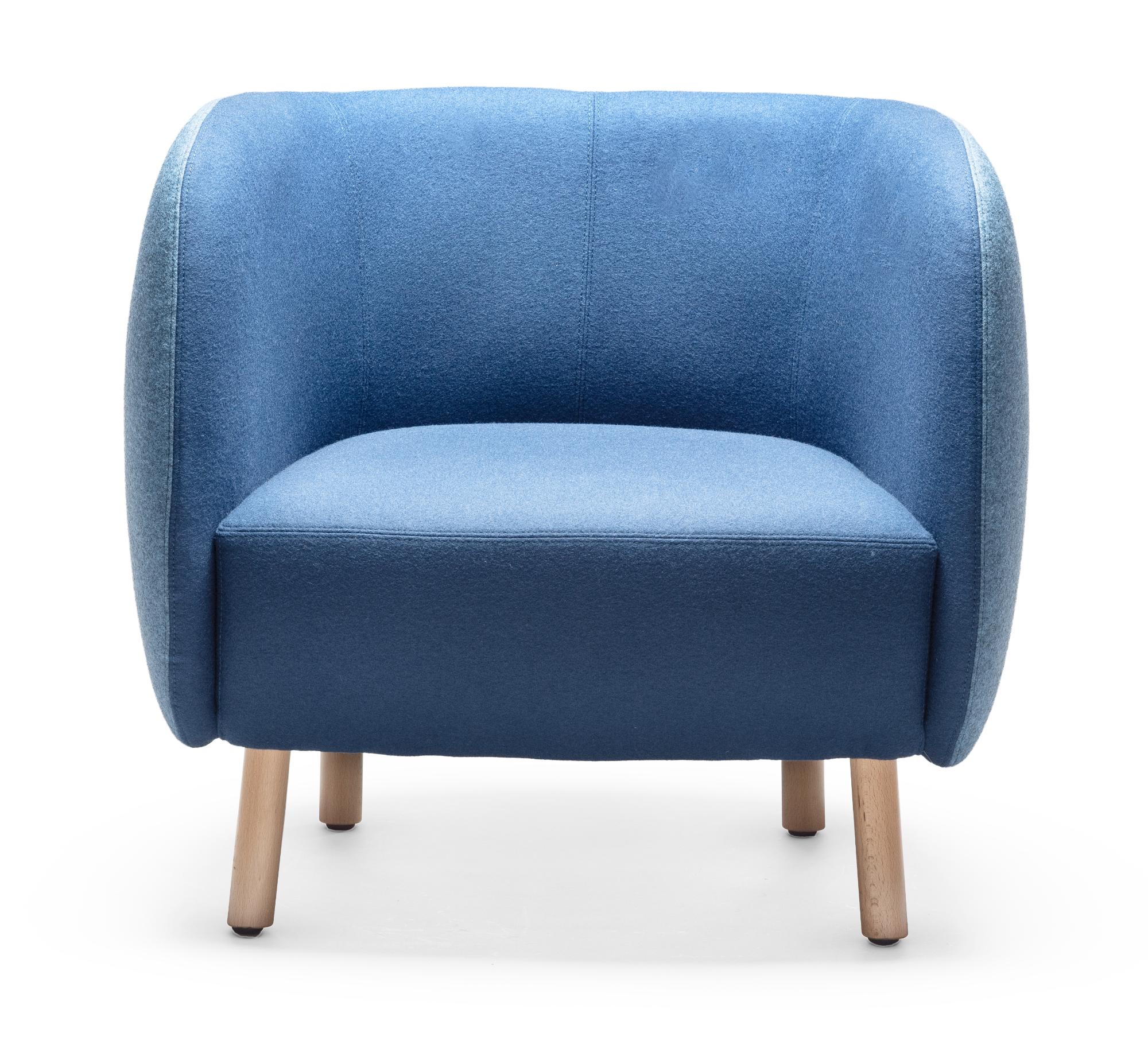 Mousse P Blue Armchair