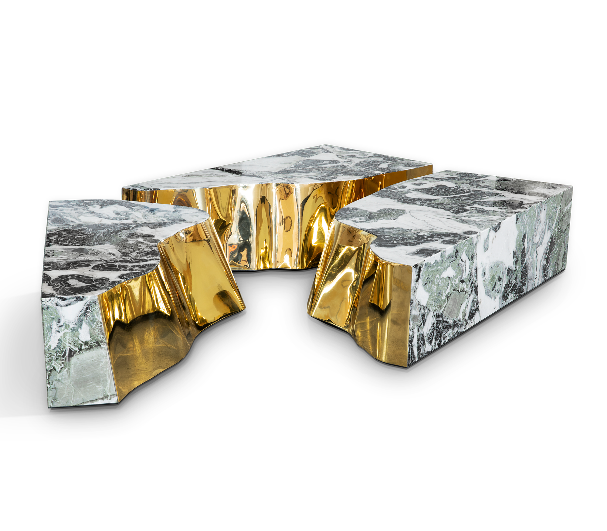 Fissure Marble Coffee Table