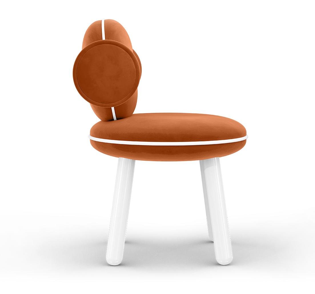 Lollipop Red Puff Chair