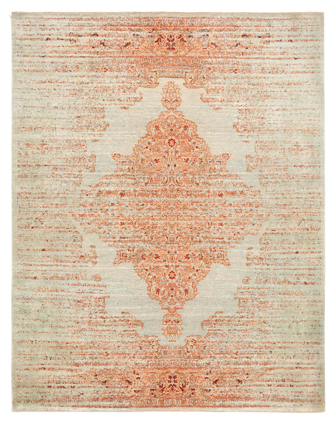 Tabriz Hand-knotted Red Rug | Size: 8' 2