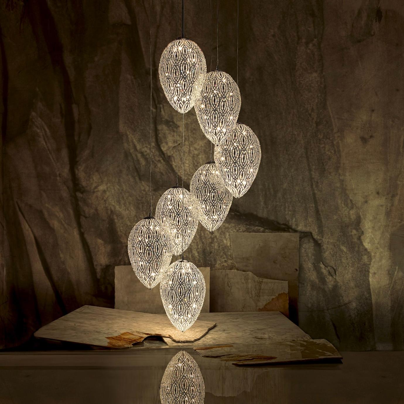 Arabesque Egg Pendant Light