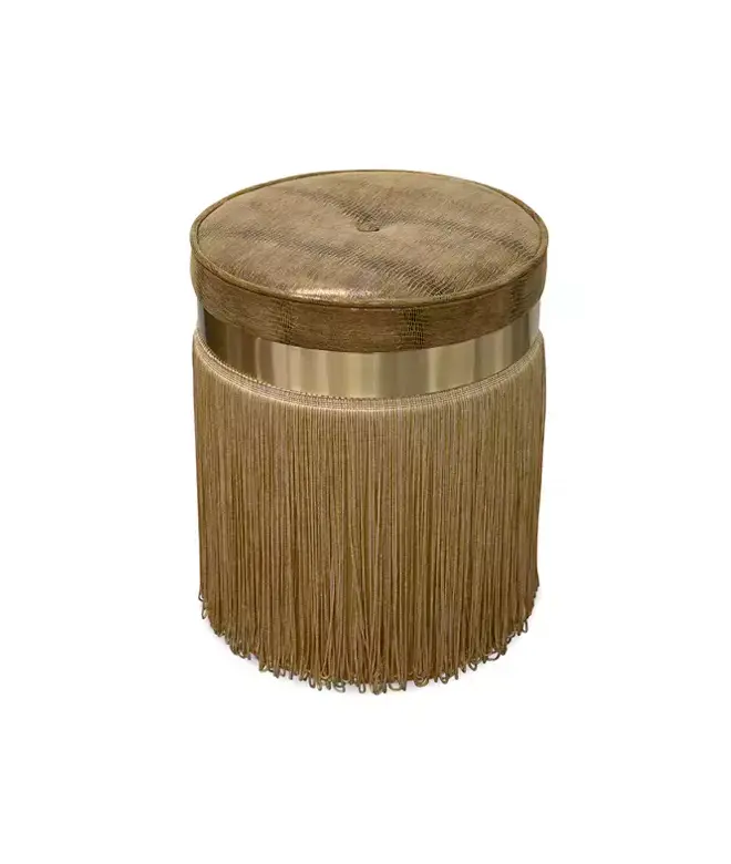 Isabella Leather Stool