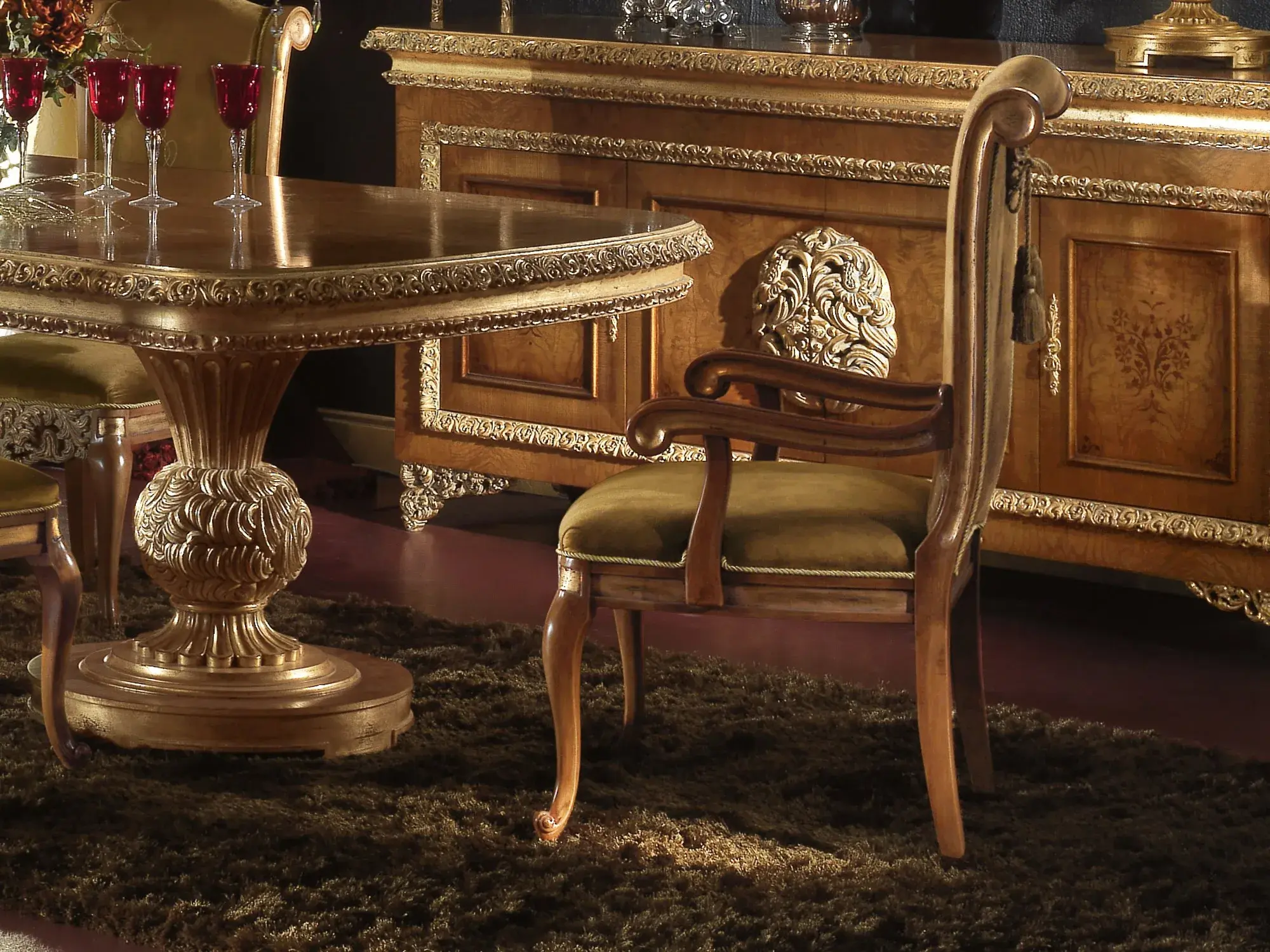 Royal Italian Chair with Armrests
