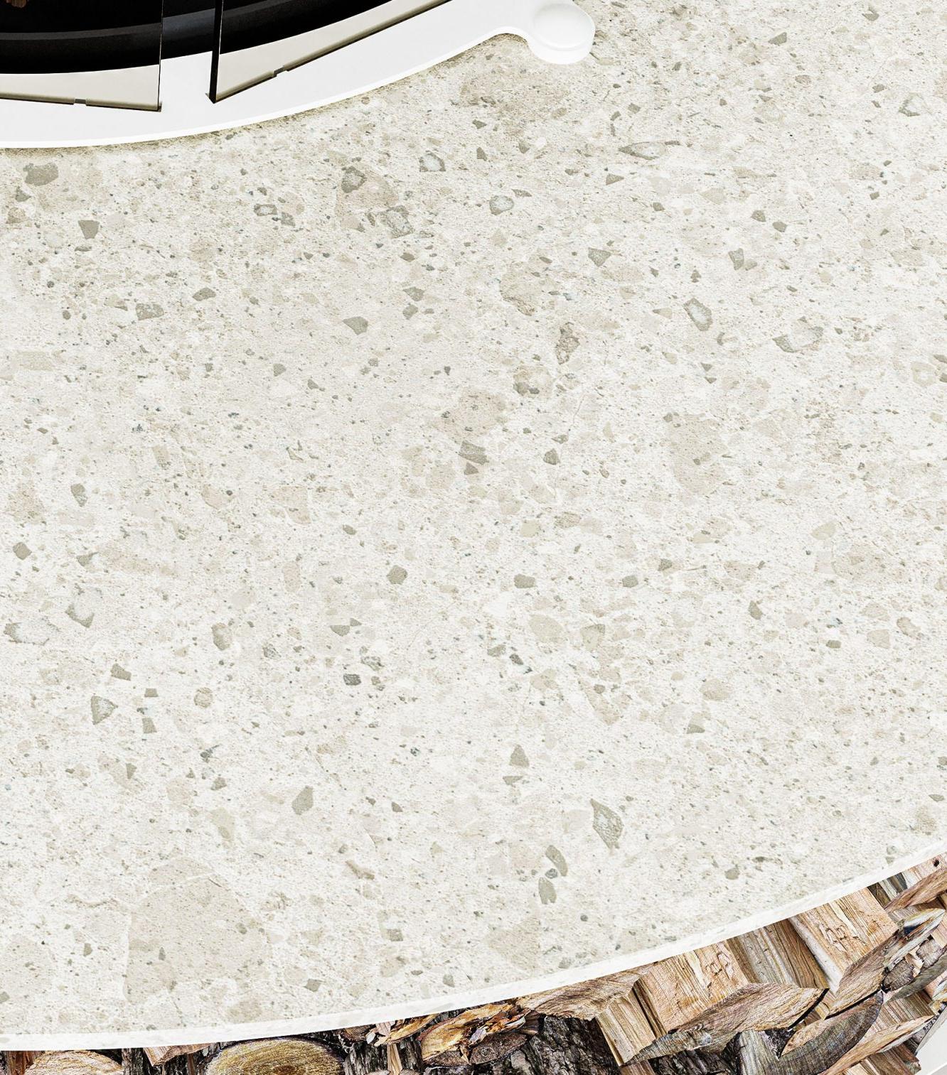 Zero Keramik White Luxury Outdoor Fire Pit