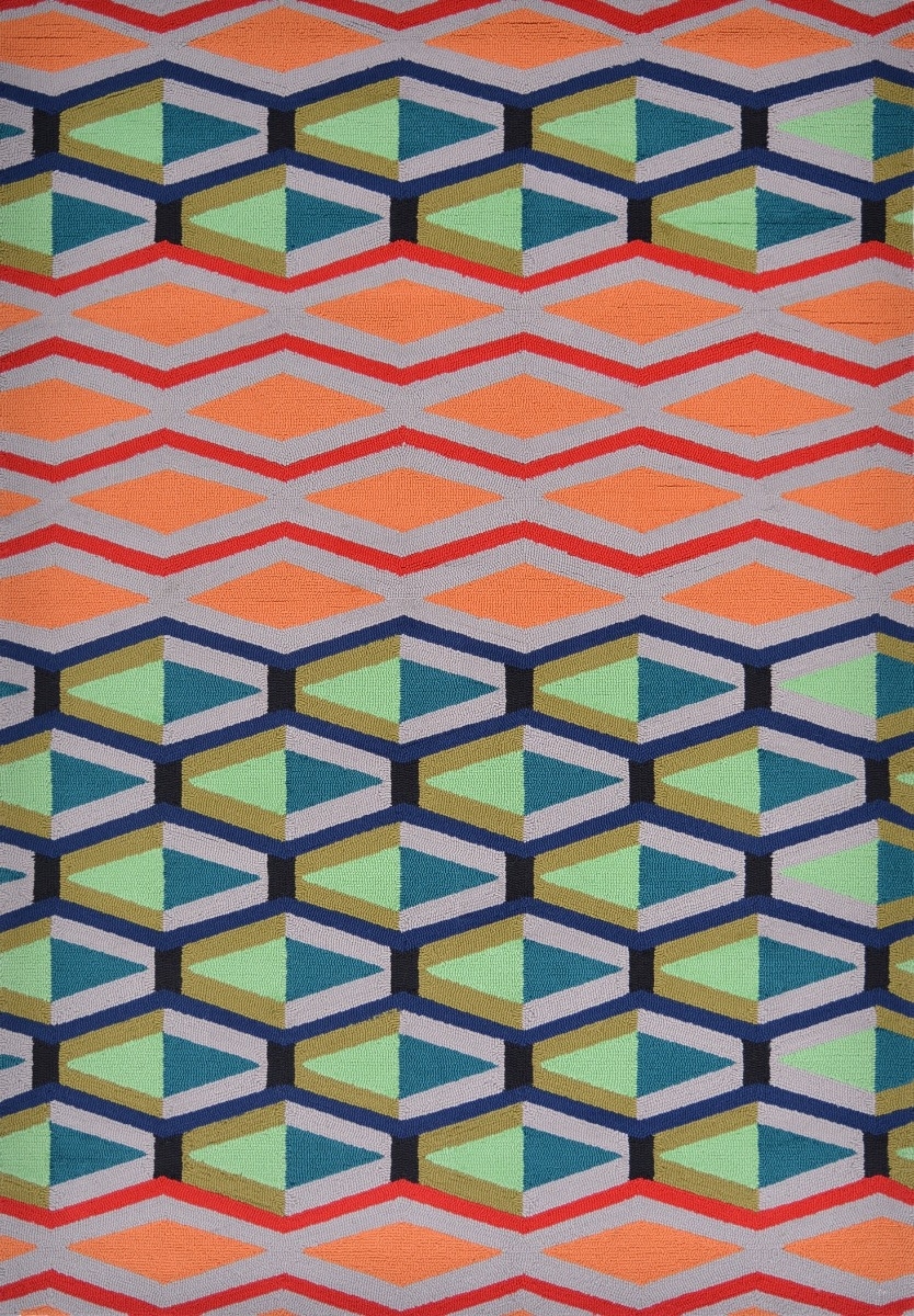 Outdoor Geometric Multi Rug