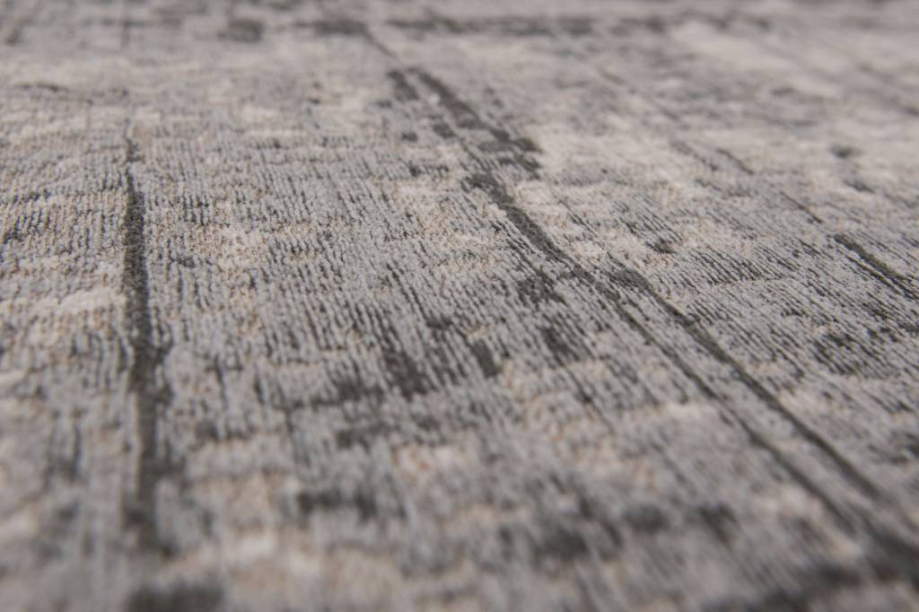 Abstract Flatwoven Grey Rug ☞ Size: 4' 7" x 6' 7" (140 x 200 cm)