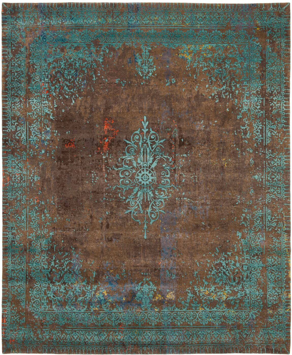 Hand-knotted Ferrara Silk / Wool Rug