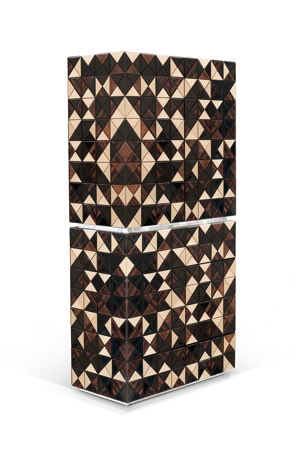 Mosaic II Walnut Cabinet