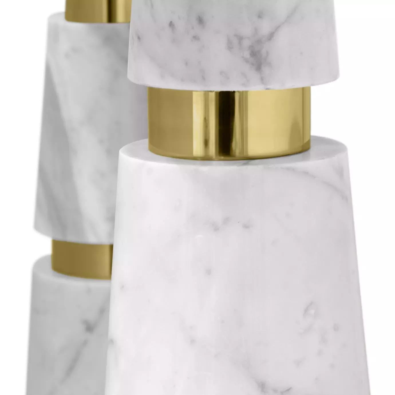 Avalanche Carrara Marble Console