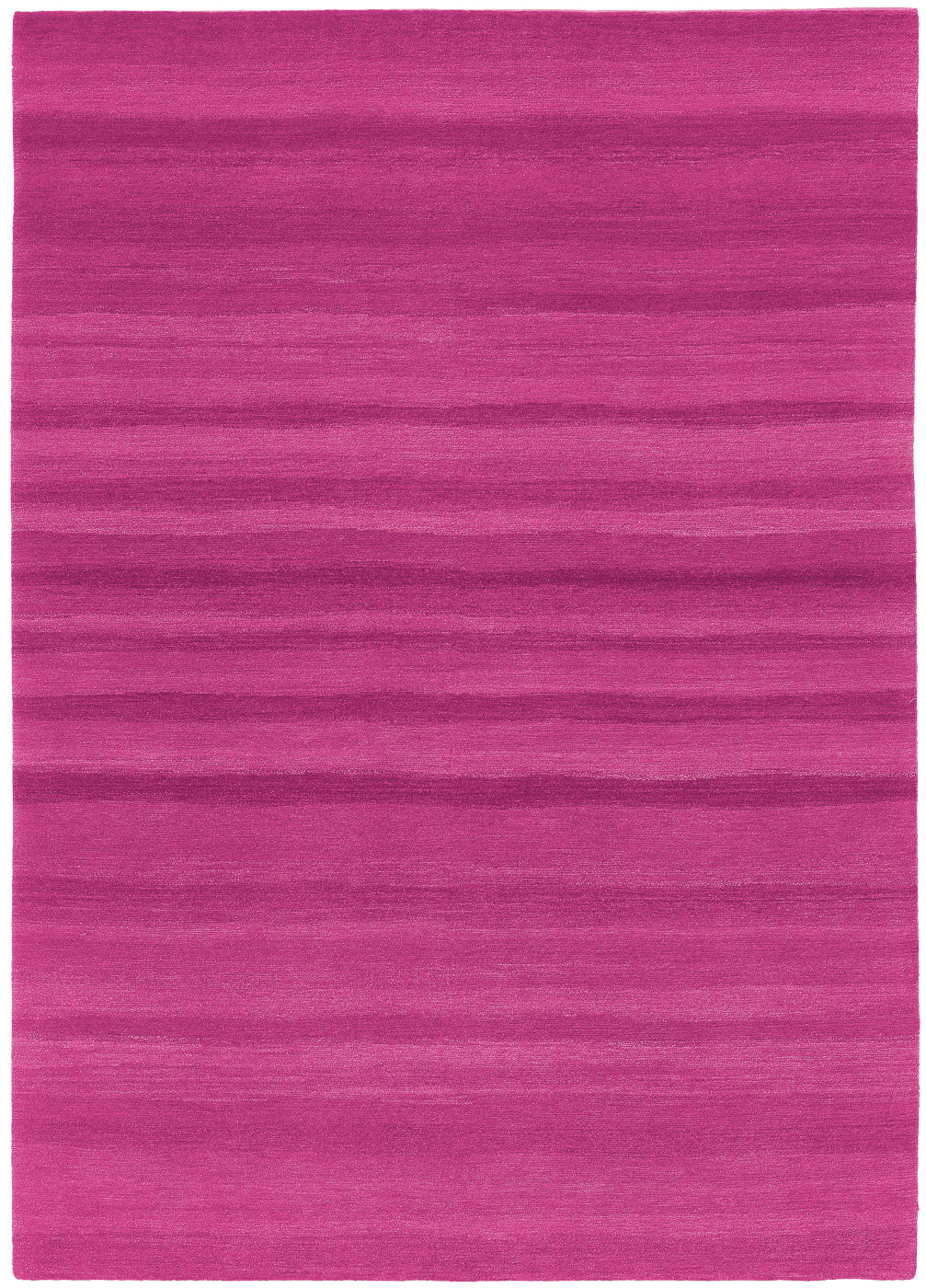 Hand-Knotted Wool Pink Stripes Rug