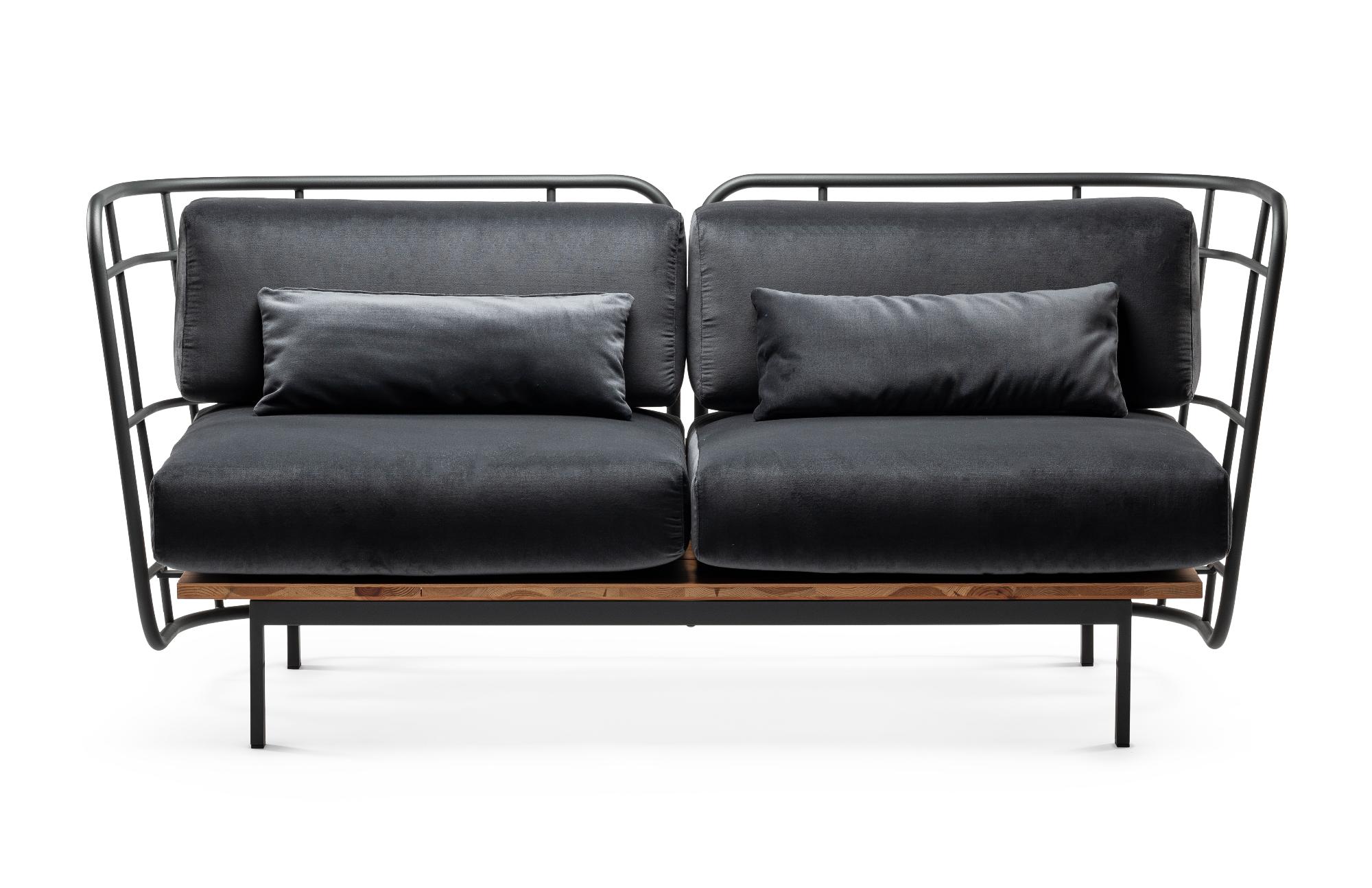 Jujube D Black Outdoor Sofa