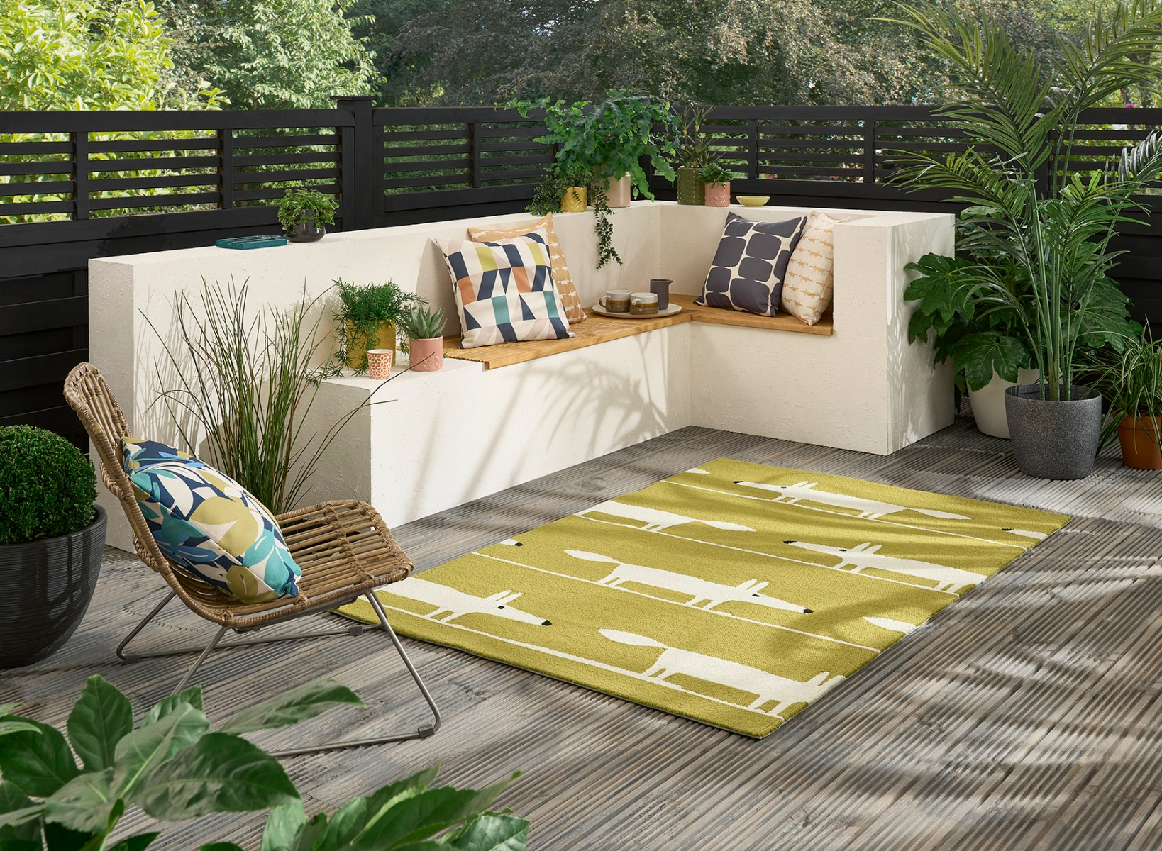 Fox Chai Outdoor Handtufted Rug