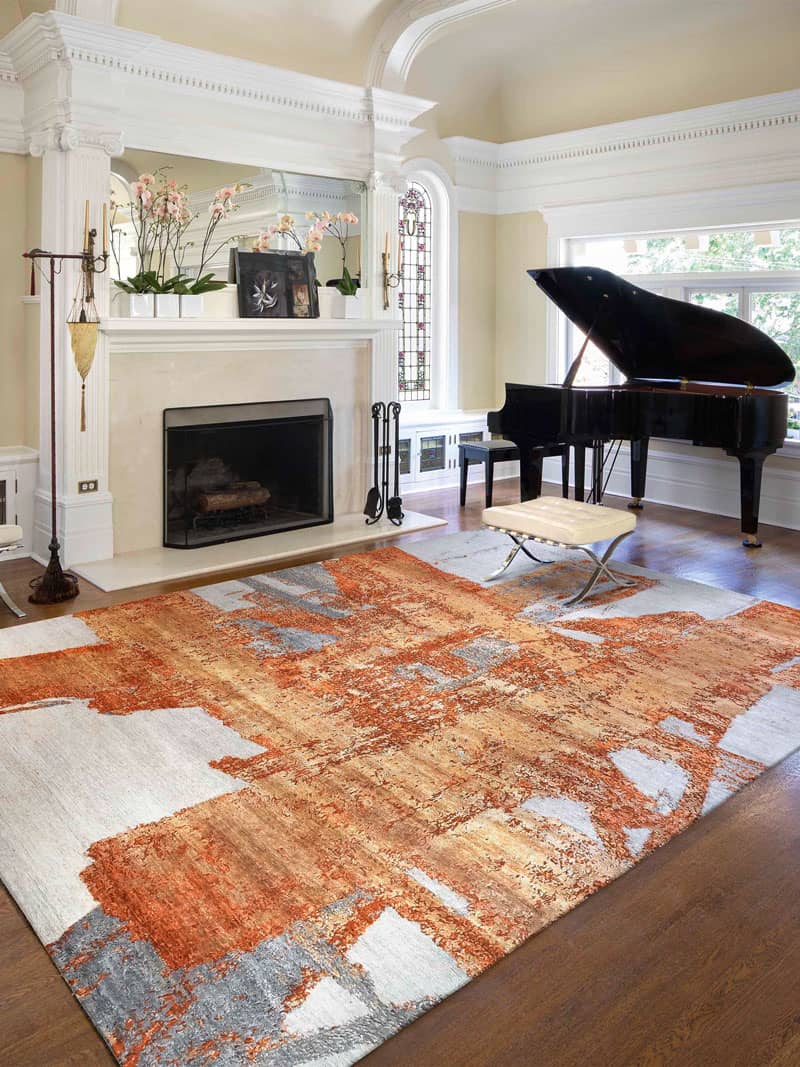 Rust Luxury Handmade Rug