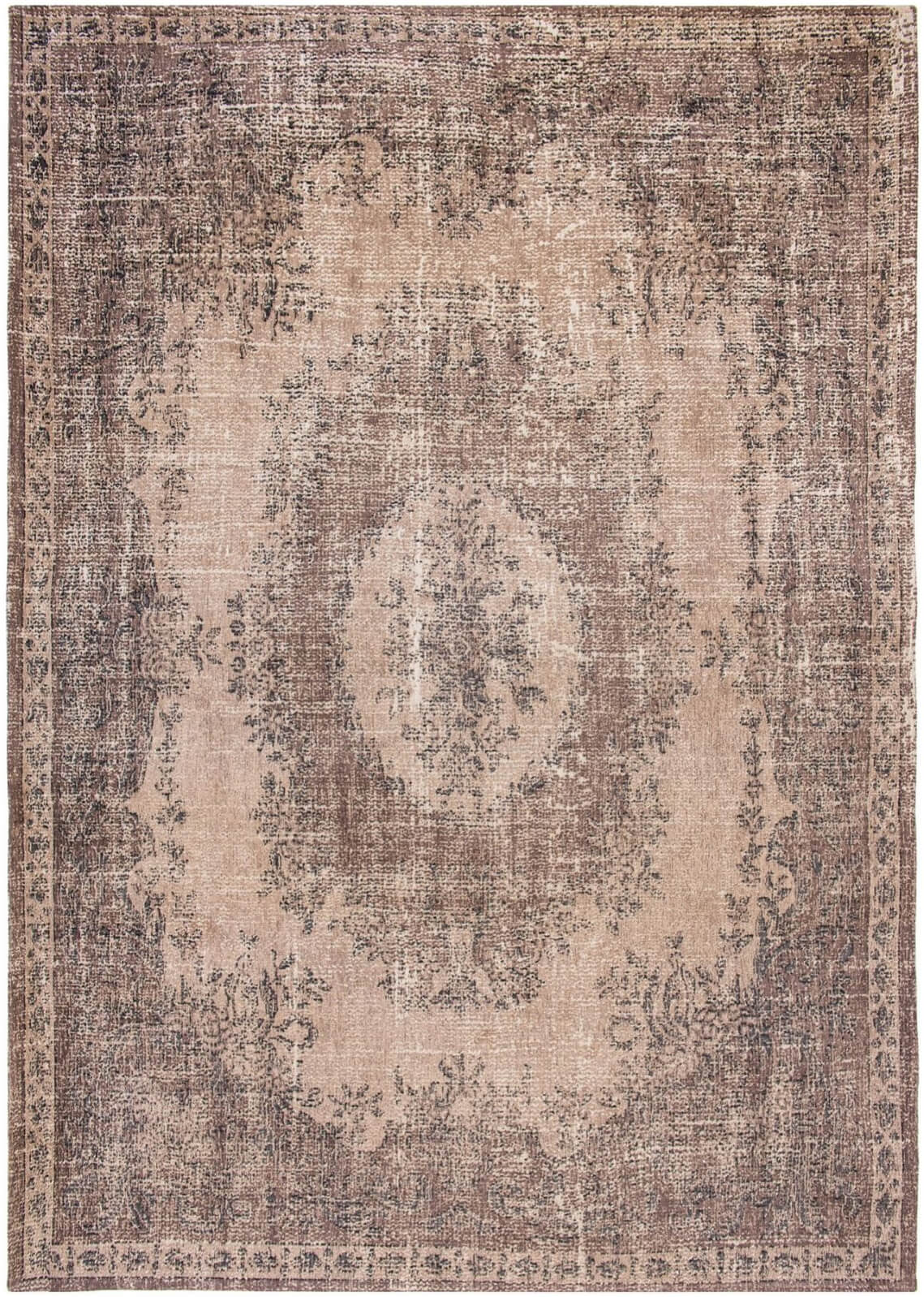 Vintage Medallin Brown Rug