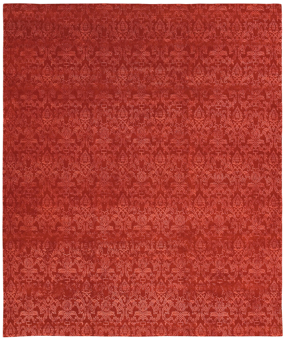 Hand-Woven Roma Bright Red Rug