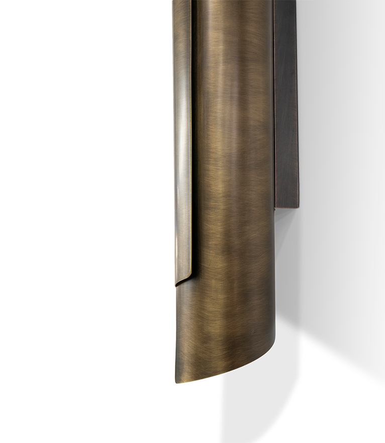 Aged Brass Wall Light