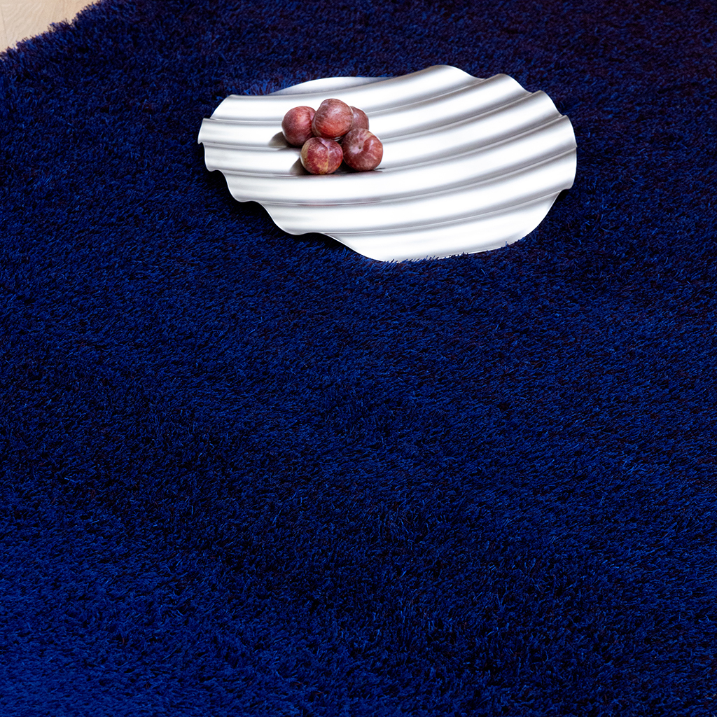 Shade High Plie Royal Blue Wool Rug