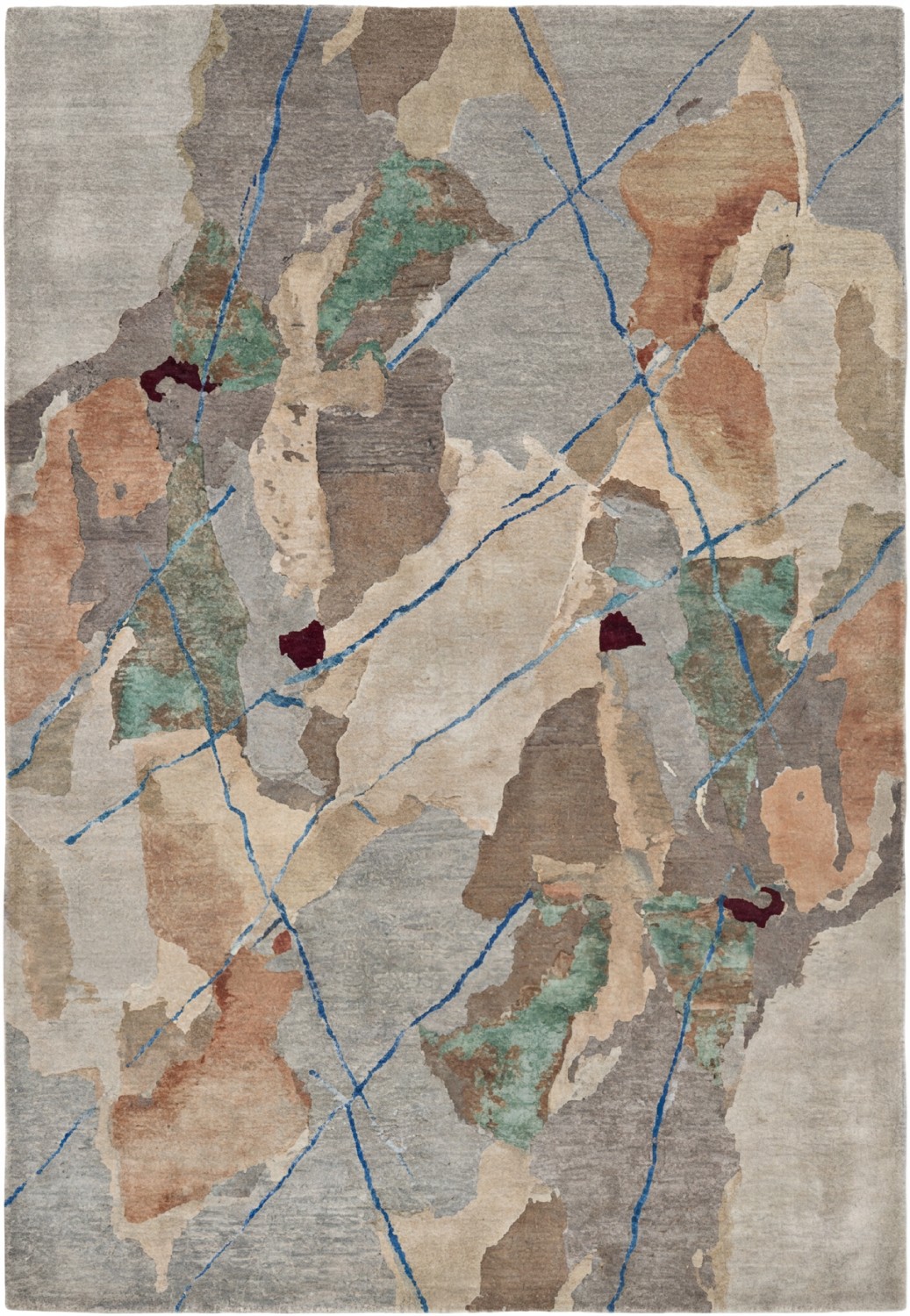 Fragmented Earth Handcrafted Rug