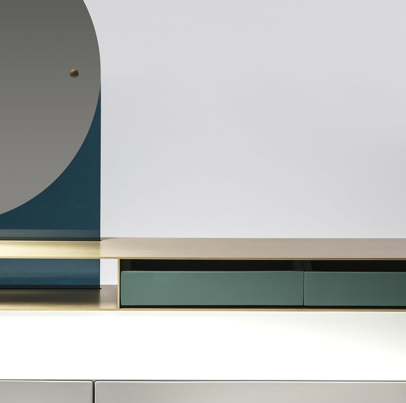 Refined Vanity Table with Mirror