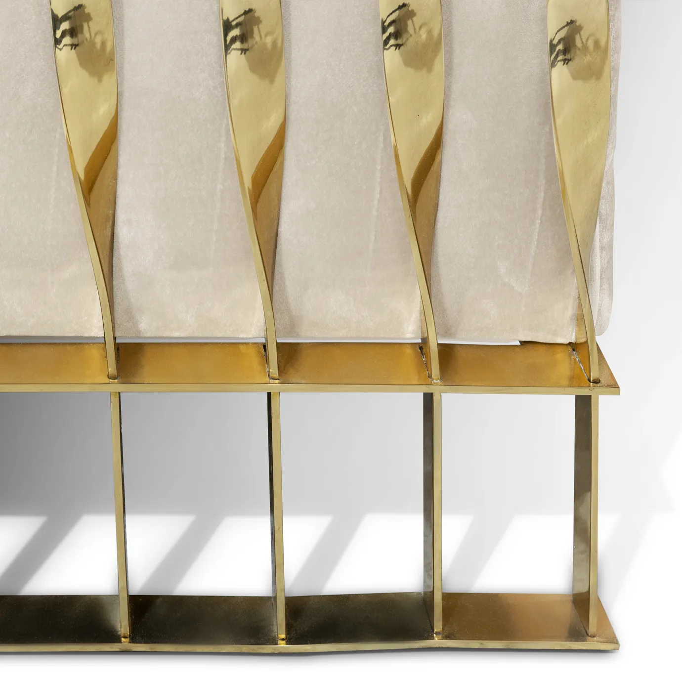 Solene Armchair Polished Brass