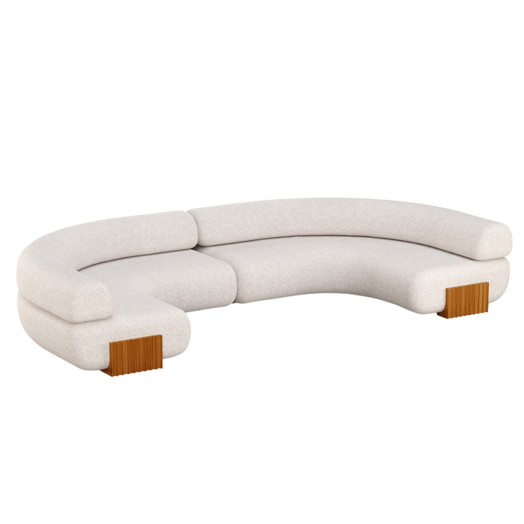 Carmel Wood Modular Sofa