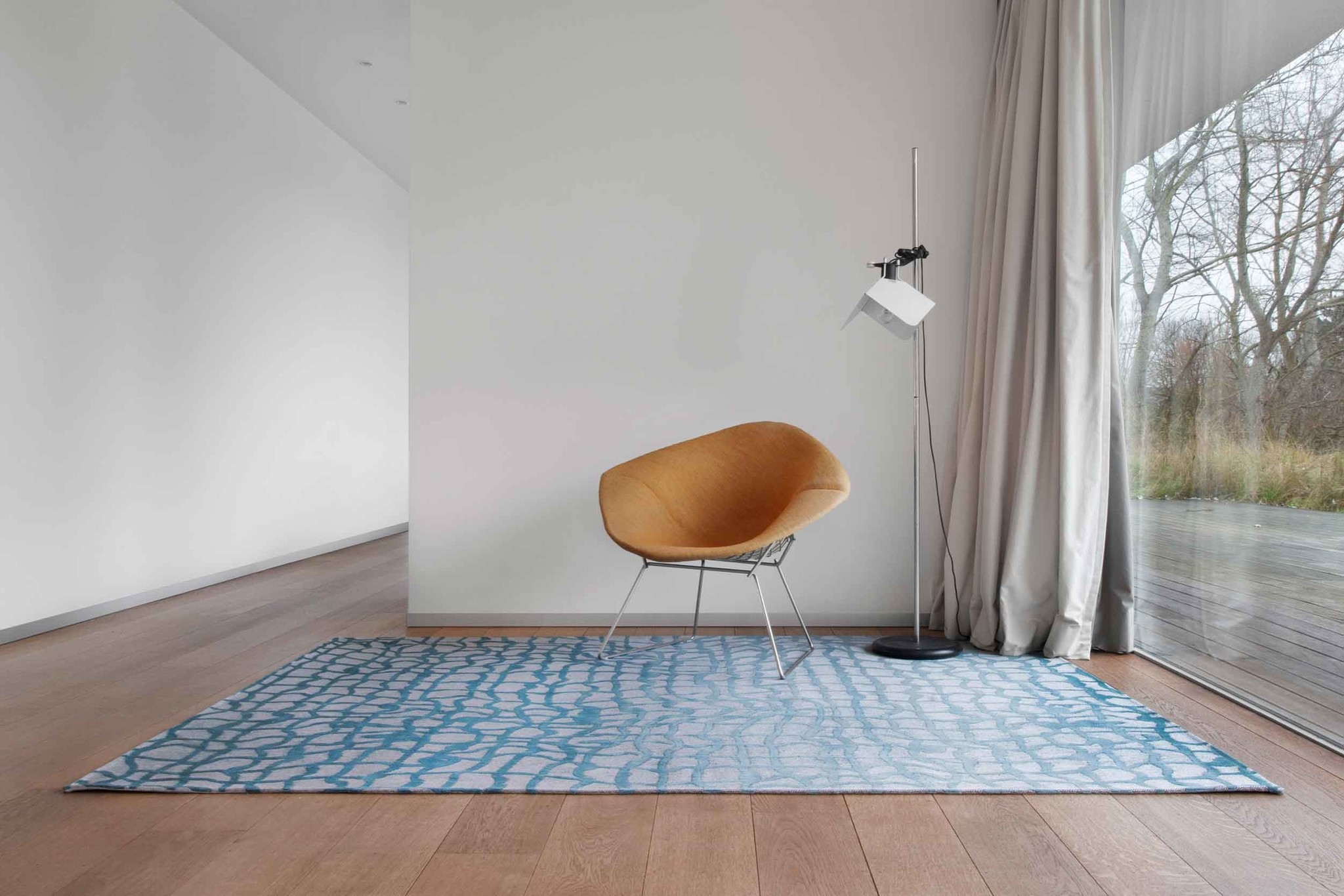 Blue Flatwoven Rug