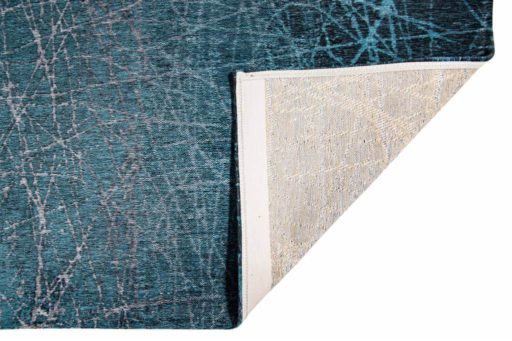 Gradient Turquoise Jacquard Rug