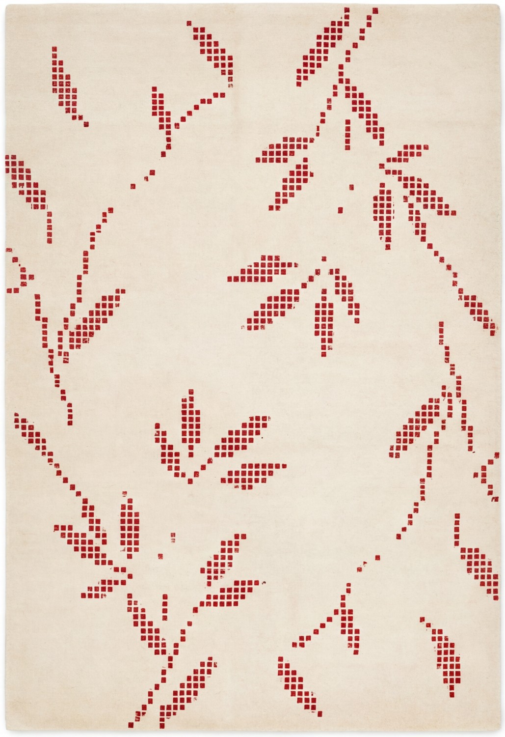 Coral Script Handcrafted Rug