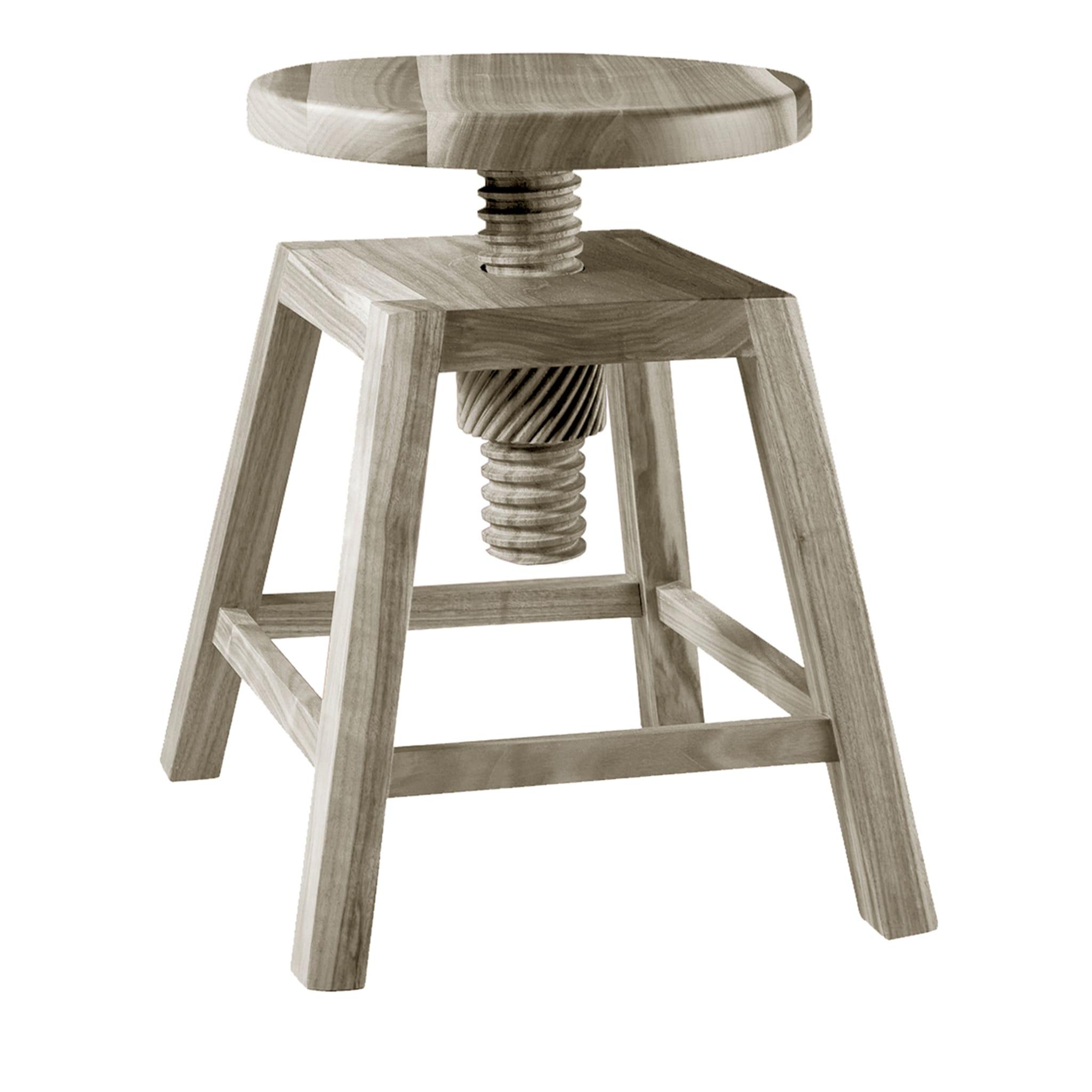 Invito Low Grey Stool