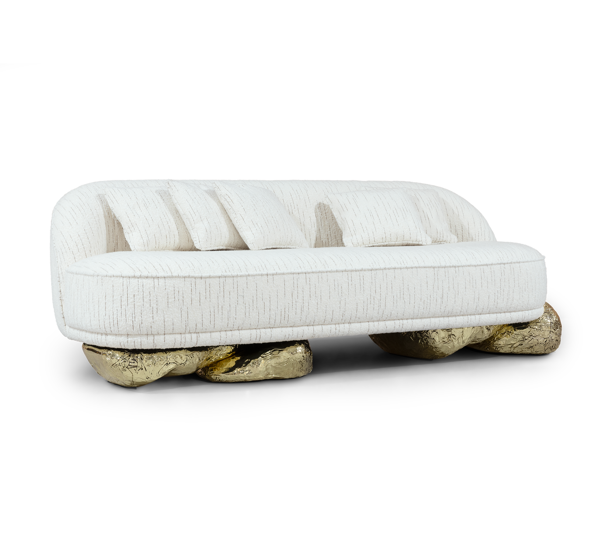 Angora White Sofa