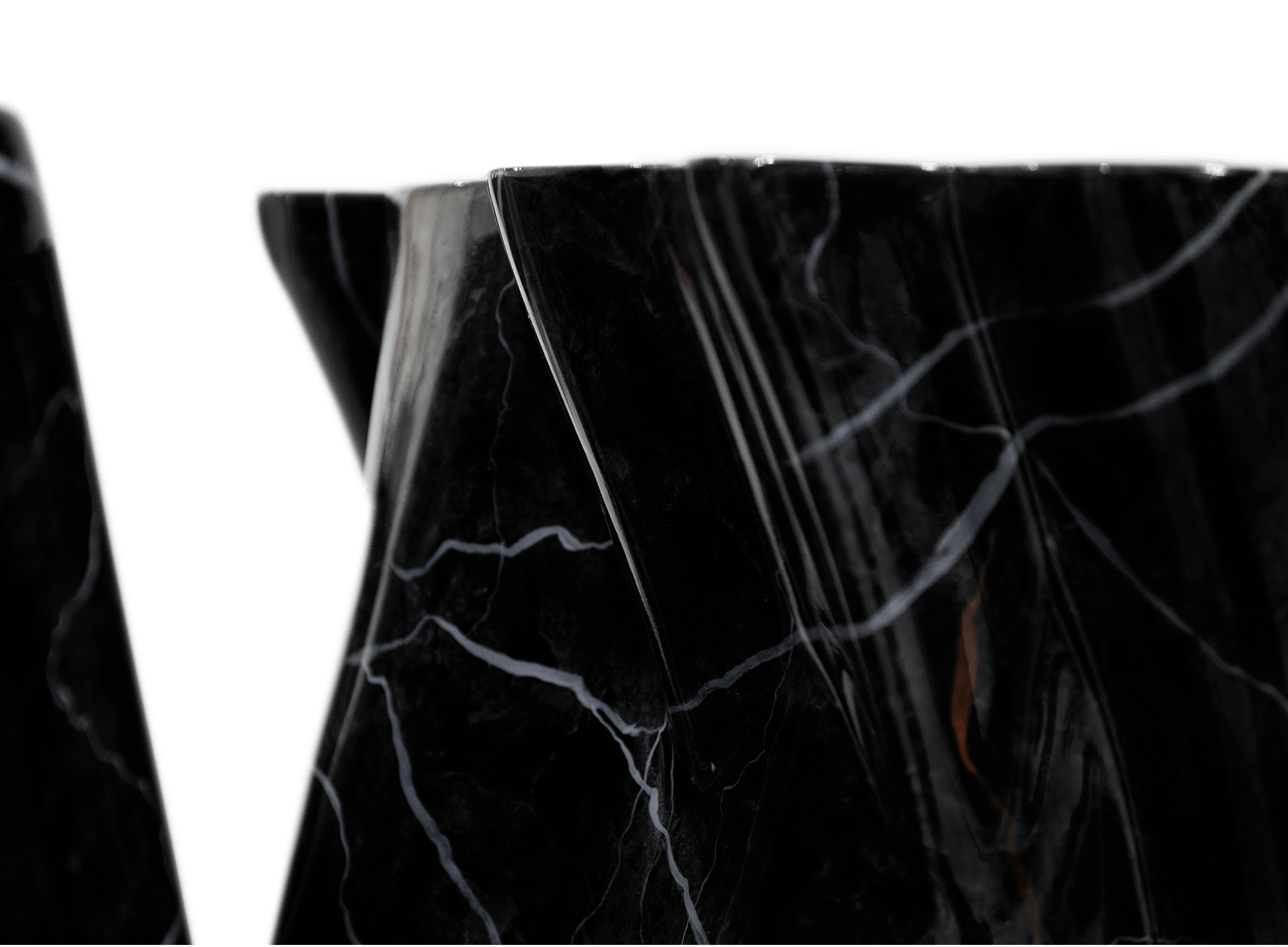 Monochrome Faux-marble Premium Sideboard