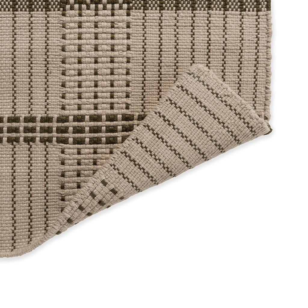 Olive Stitch Outdoor Rug