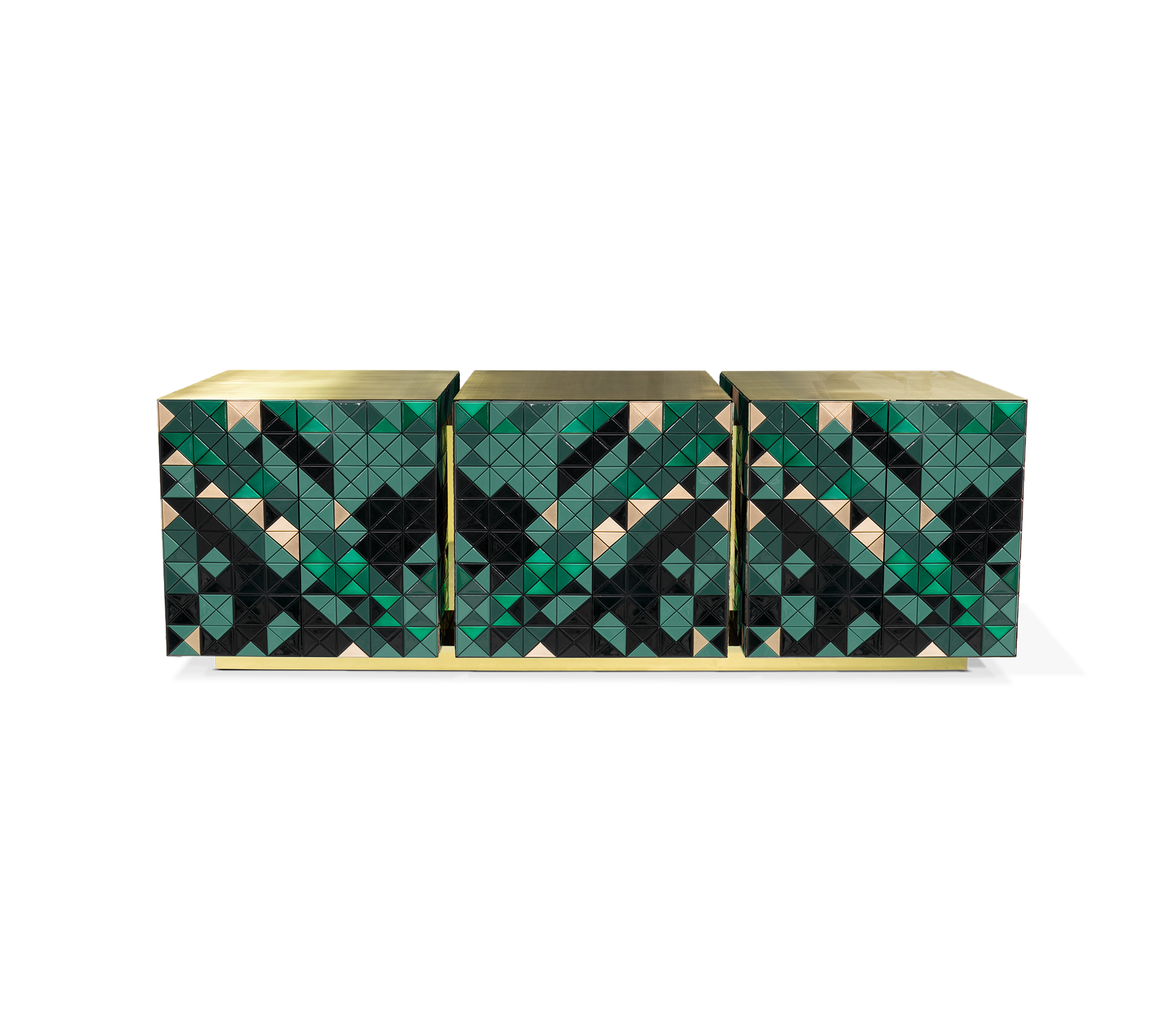 Mosaic Green Sideboard