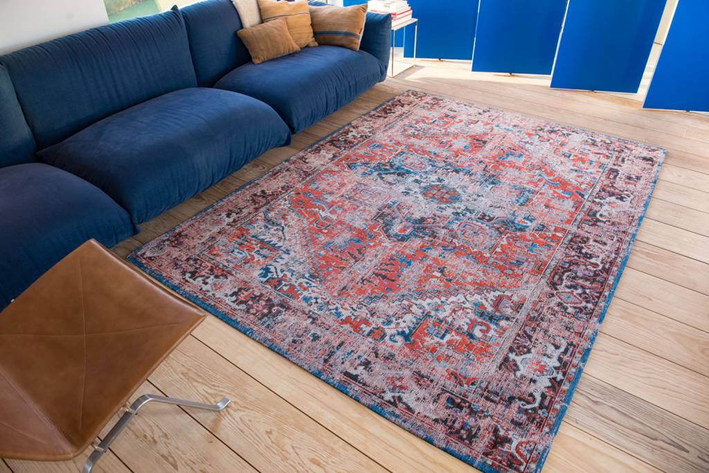 Flatwoven Vintage Red Rug