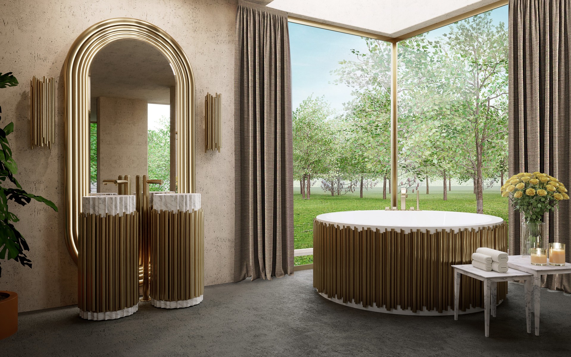 Harmony Pedestal Sink - 1