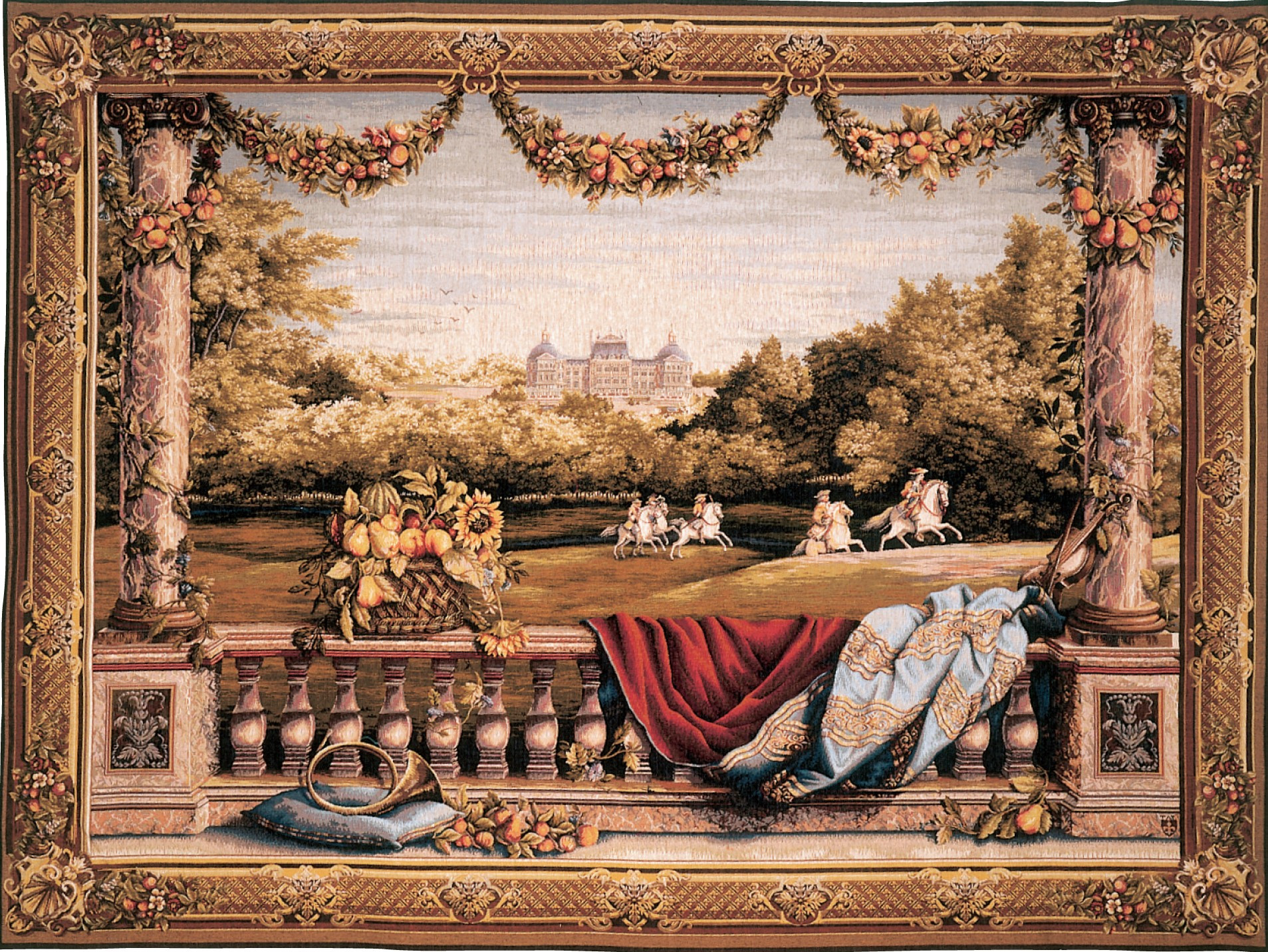 Bellevue Castle Wall Tapestry