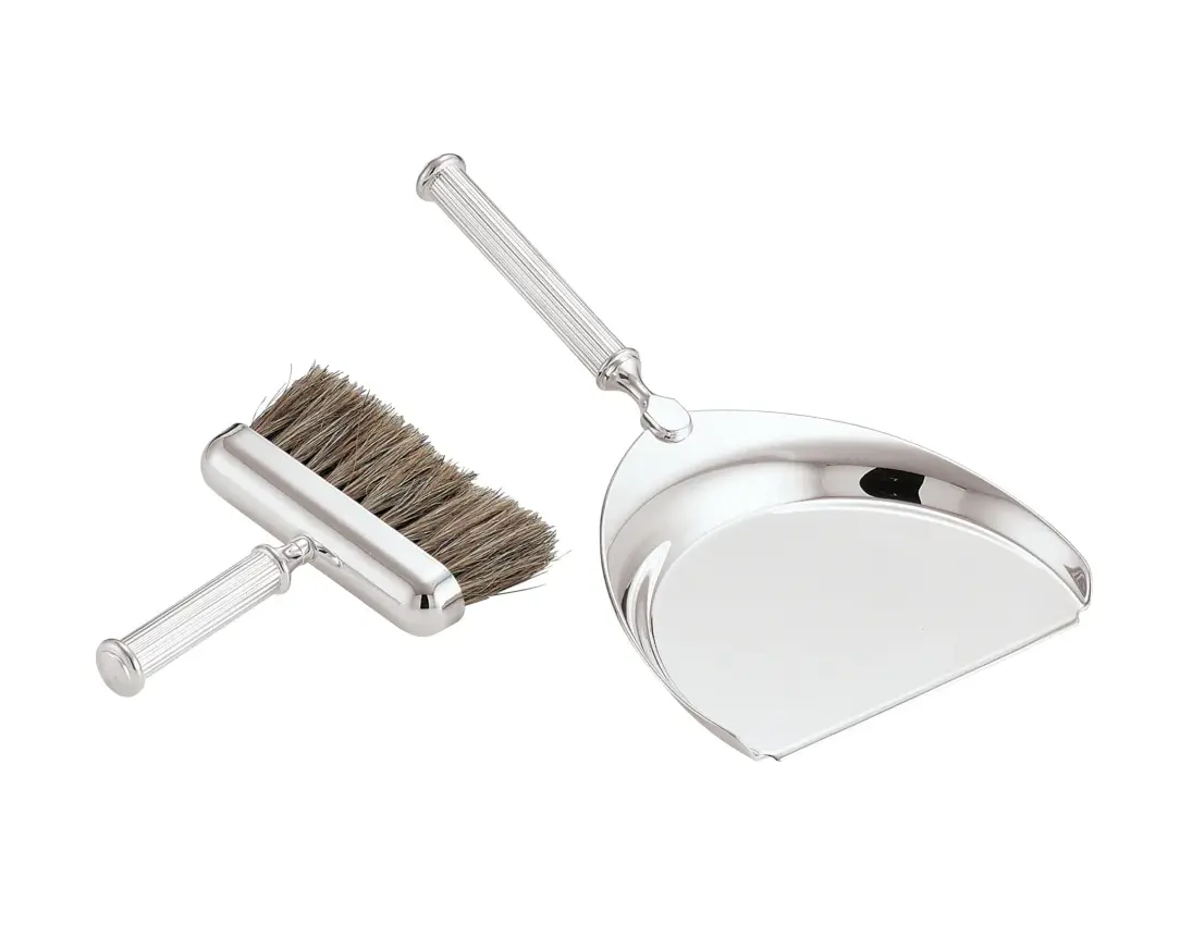 Silver-Plated Crumb Brush and Shovel Set