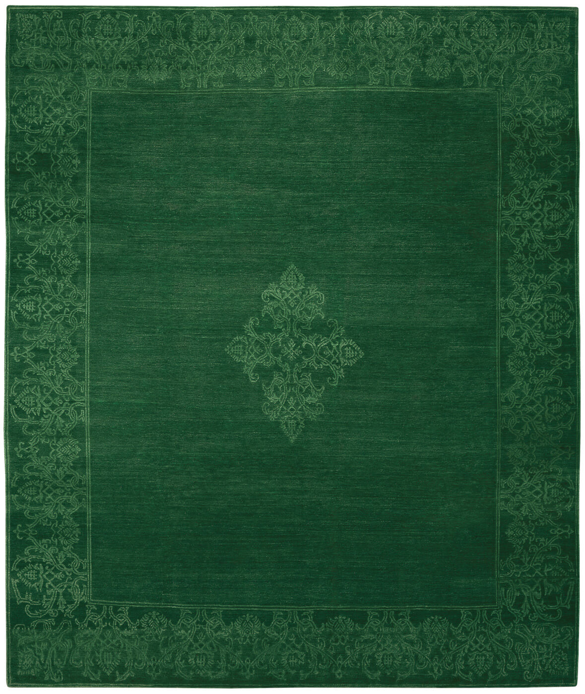 Hand-Woven Florenz Green Rug