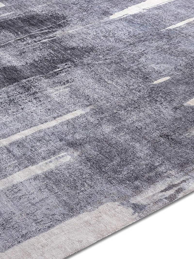 Dark Grey Luxury Handmade Rug