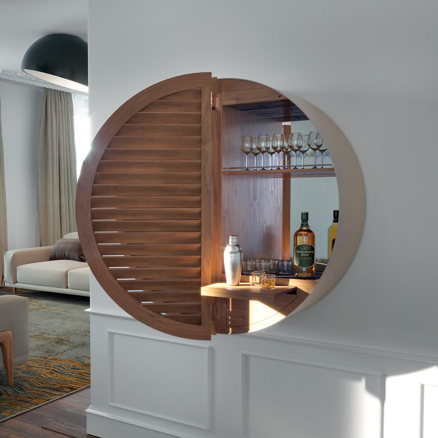 Tao Round Bar Cabinet