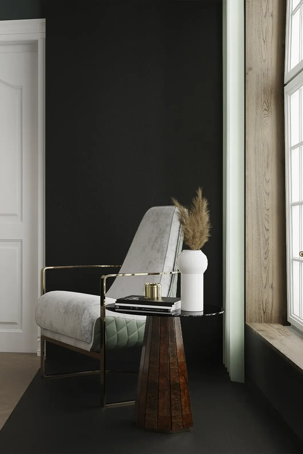 Radiance II Black Side Table - 4