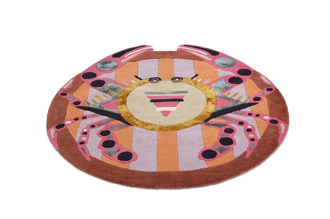 Zodiac Cancer Circle Rug