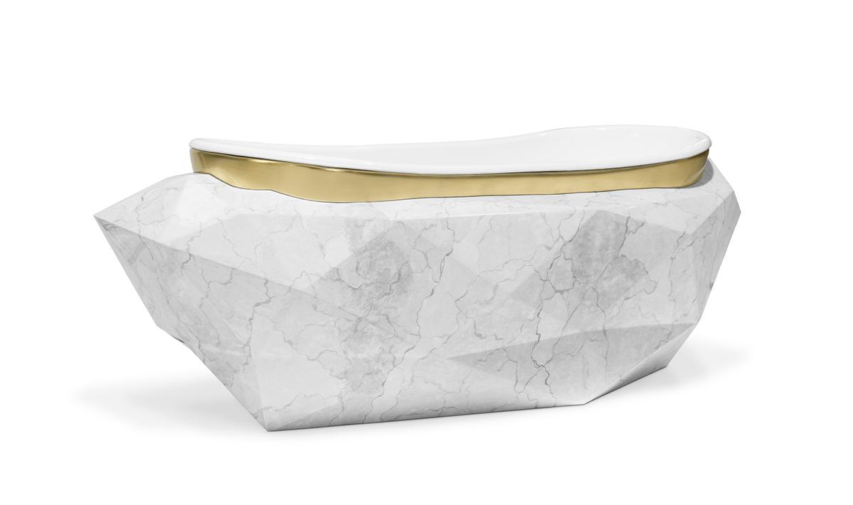 Gemstone Faux Marble Bathtub