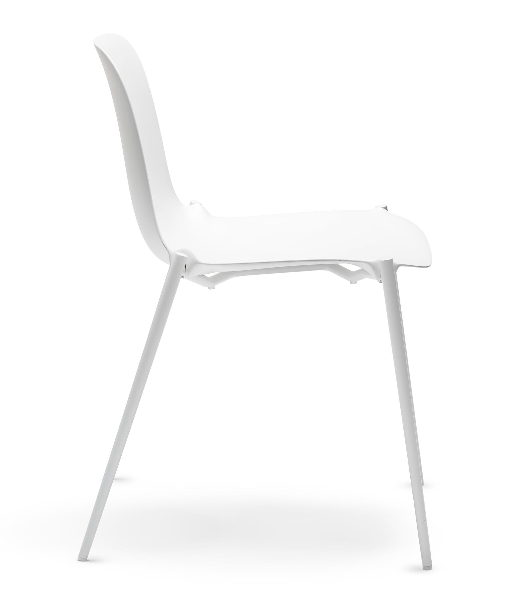 Dogo S White Chair (2-Piece Set)