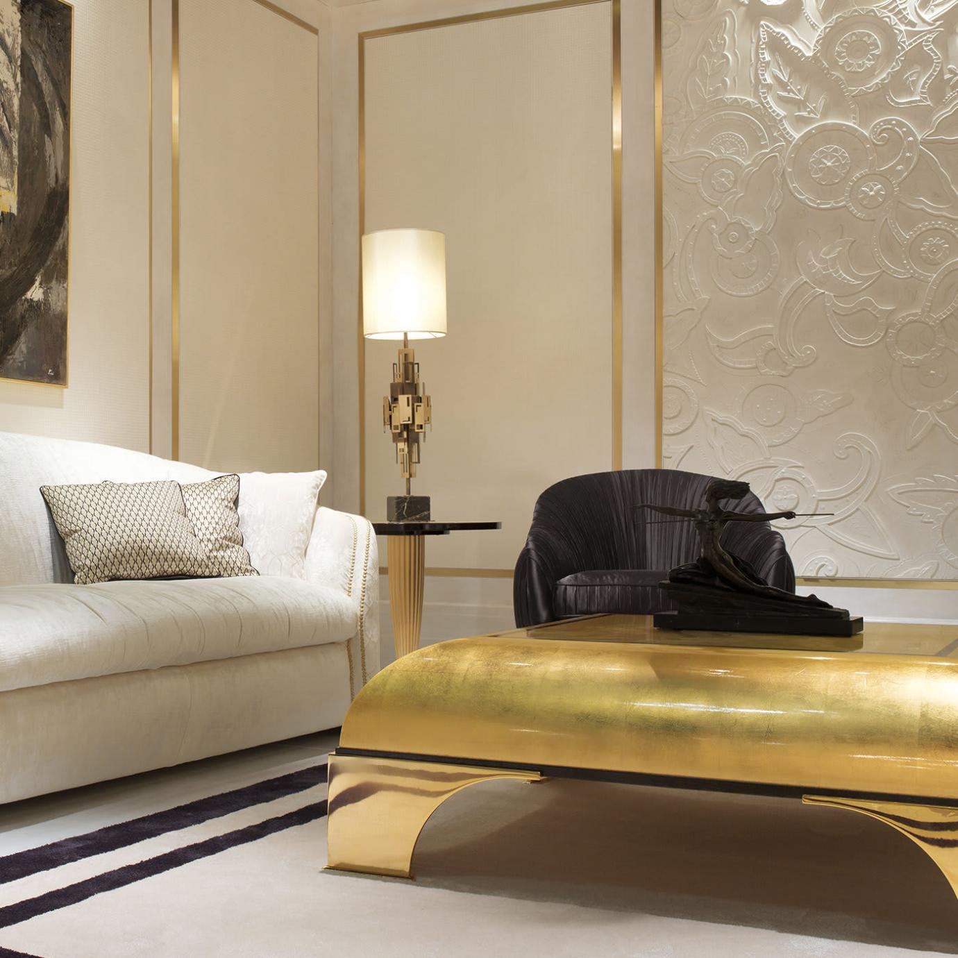 Gold Leaf Goffee Table