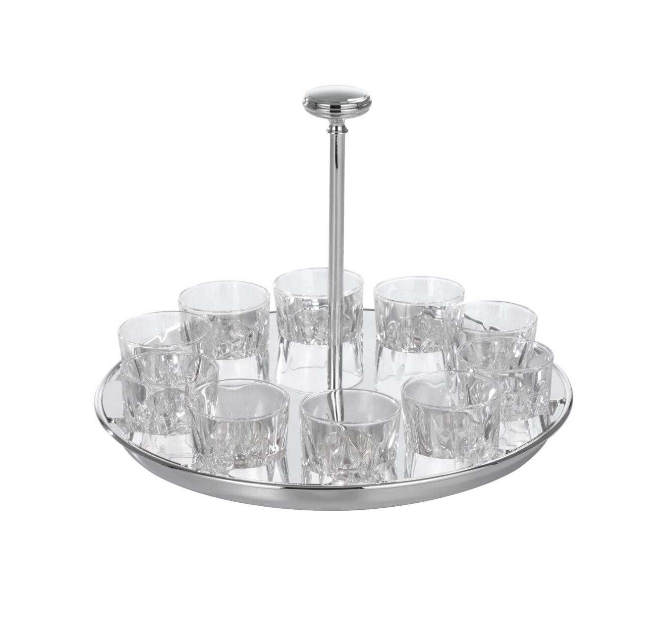 10-Glass Set with Tray