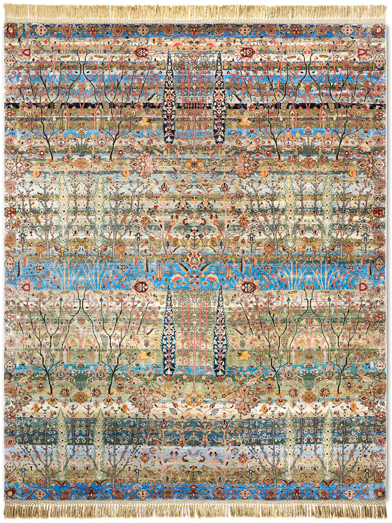 Pine Garden Hand Woven Rug