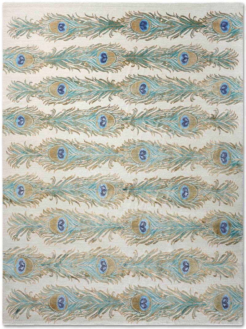 Feathers Lane Hand-Woven Rug ☞ Size: 365 x 457 cm